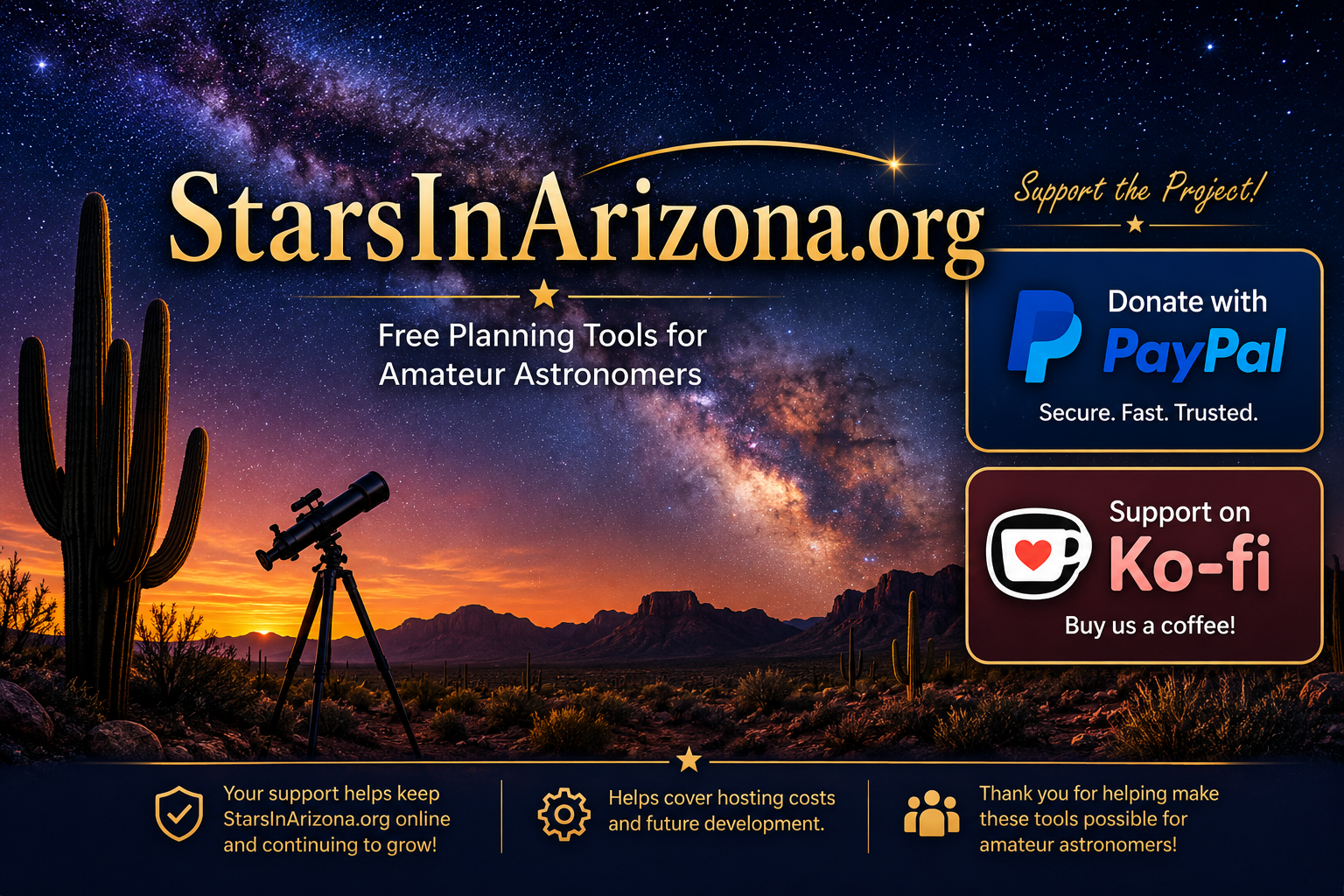 Support StarsInArizona.org
